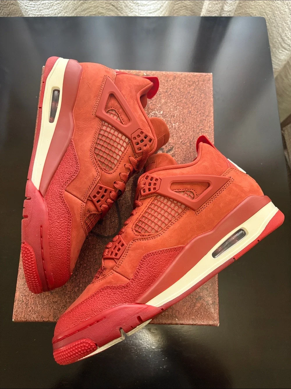 Jordan Nigel Sylvester x Air Jordan 4 Retro OG SP Brick By Brick Red HF4340-800